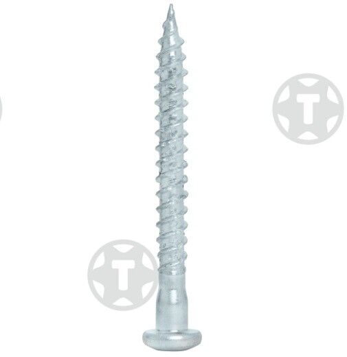 Анкерный шуруп для перфорации Anchor screw голубая оцинковкаTX20 5,0 х 60 (уп. 200шт)