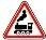 Знак дорожный 1.2 "Железнодорожный переезд без шлагбаума" тип I ГОСТ Р 522902004, тип пленки В 