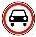 Знак дорожный 3.3 "Движение механических транспортных средств запрещено" тип IV ГОСТ Р 522902004, тип пленки Б 