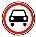 Знак дорожный 3.3 "Движение механических транспортных средств запрещено" тип IV ГОСТ Р 522902004, тип пленки А
