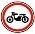Знак дорожный 3.5 "Движение мотоциклов запрещено" тип I ГОСТ Р 522902004, тип пленки А