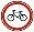 Знак дорожный 3.9 "Движение на велосипедах запрещено" тип II ГОСТ Р 522902004, тип пленки В 