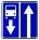 Знак дорожный 5.11.1 "Дорога с полосой для маршрутных транспортных средств" тип III ГОСТ Р 522902004, тип пленки А