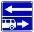 Знак дорожный 5.13.2 "Выезд на дорогу с полосой для маршрутных транспортных средств" тип II, тип пленки В