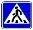 Знак дорожный 5.19.1 "Пешеходный переход" тип III ГОСТ Р 522902004, тип пленки В