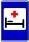 Знак дорожный 7.2 "Больница" тип II ГОСТ Р 522902004, тип пленки В