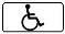 Знак дорожный 8.17 "Инвалиды" тип II ГОСТ Р 522902004, тип пленки В 