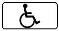 Знак дорожный 8.17 "Инвалиды" тип II ГОСТ Р 522902004, тип пленки А