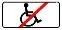 Знак дорожный 8.18 "Кроме инвалидов" тип II ГОСТ Р 522902004, тип пленки В 