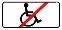 Знак дорожный 8.18 "Кроме инвалидов" тип III ГОСТ Р 522902004, тип пленки В