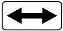 Знак дорожный 8.3.3 "Направление действия" тип II ГОСТ Р 522902004, тип пленки Б