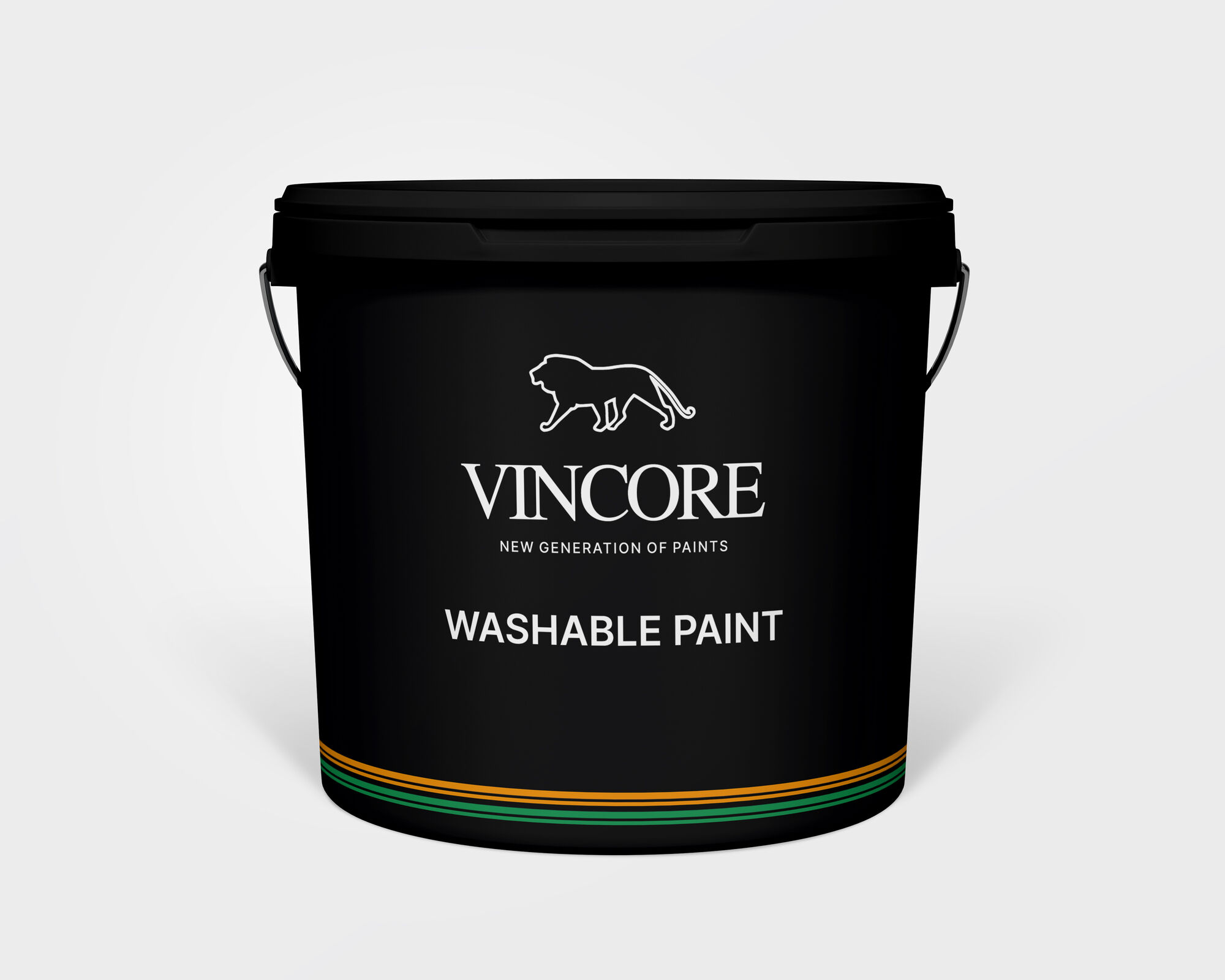 Краска интерьерная экстремально стойкая для внутренних и наружных работ, моющаяся VINCORE Washable Paint супербелая 9 л