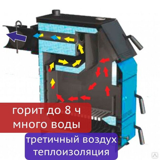 Котел твердотопливный ZOTA «Тополь -М», 80 кВт #1