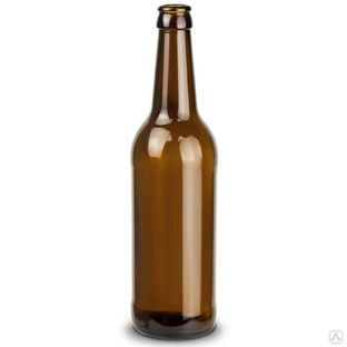 Бутылка пивная "Варшава" 0,5 л, коричневое стекло Стеклянная тара 