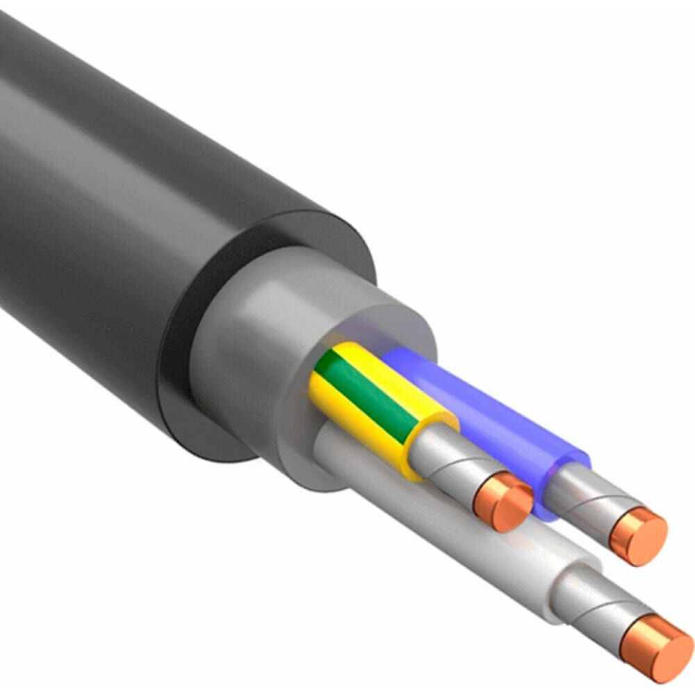 Силовой огнестойкий кабель МКЗ ппгнг(а)-frhf 3x1,5ок 0,66кв (n, pe) 100 (м)