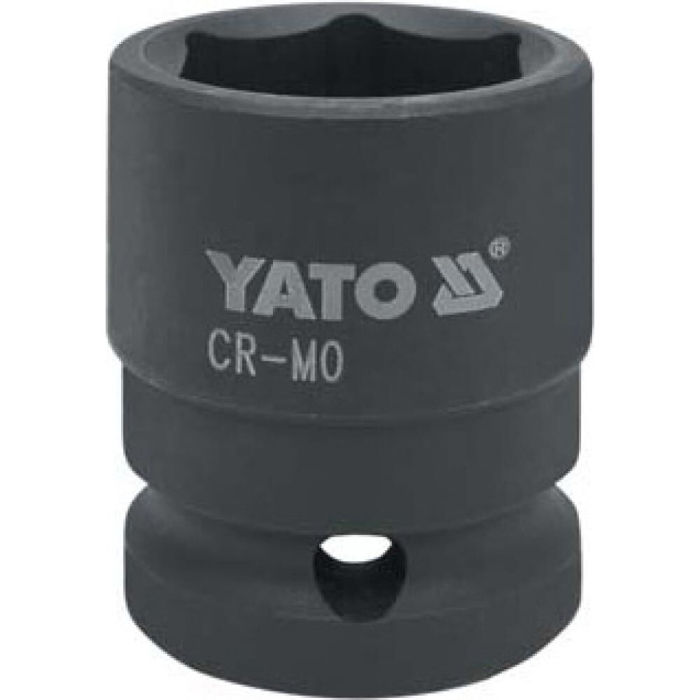 Короткая ударная шестигранная головка торцевая YATO YT-1017