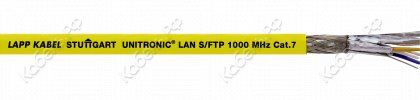 Кабель UNITRONIC LAN 1000 S/FTP Cat.7 duplex 2x(4x2xAWG23/1) LappKabel 2170634