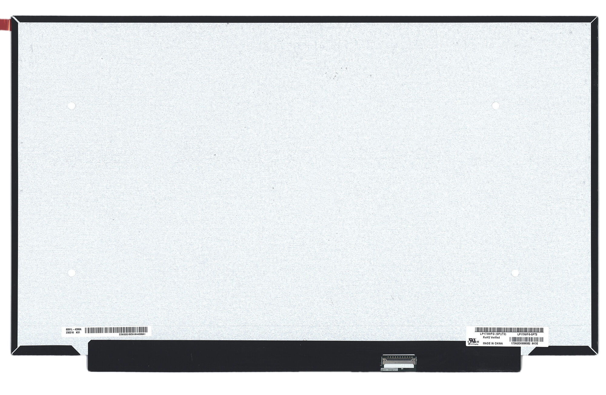 Матрица для ноутбука 17.3 1600x900 30pin eDp Slim TN NT173WDM-N23 Matte 60Hz уценка Б/У