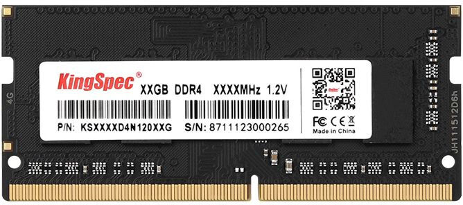 KS3200D4N12004G, Модуль памяти Kingspec 4 ГБ SODIMM DDR4 3200 МГц