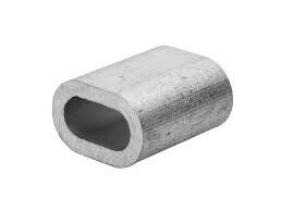 Зажим для стальных канатов алюминиевый DIN 3093 М2