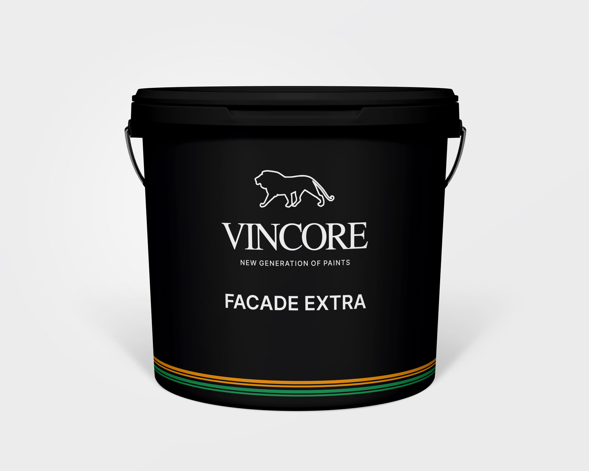 Краска износостойкая фасадная для минеральных оснований VINCORE Facade Extra супербелая 9л