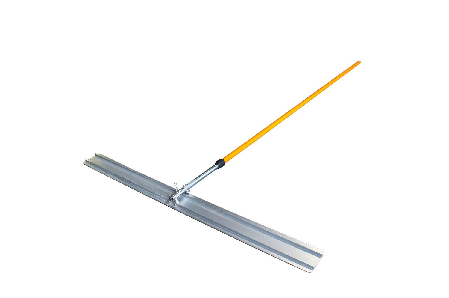 Гладилка для бетона алюминиевая Промышленник 1,2 метра, ручка 2,4-4,8 м 1