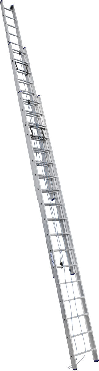 Лестница трехсекционная выдвижная с тросом Alumet Ал 3313