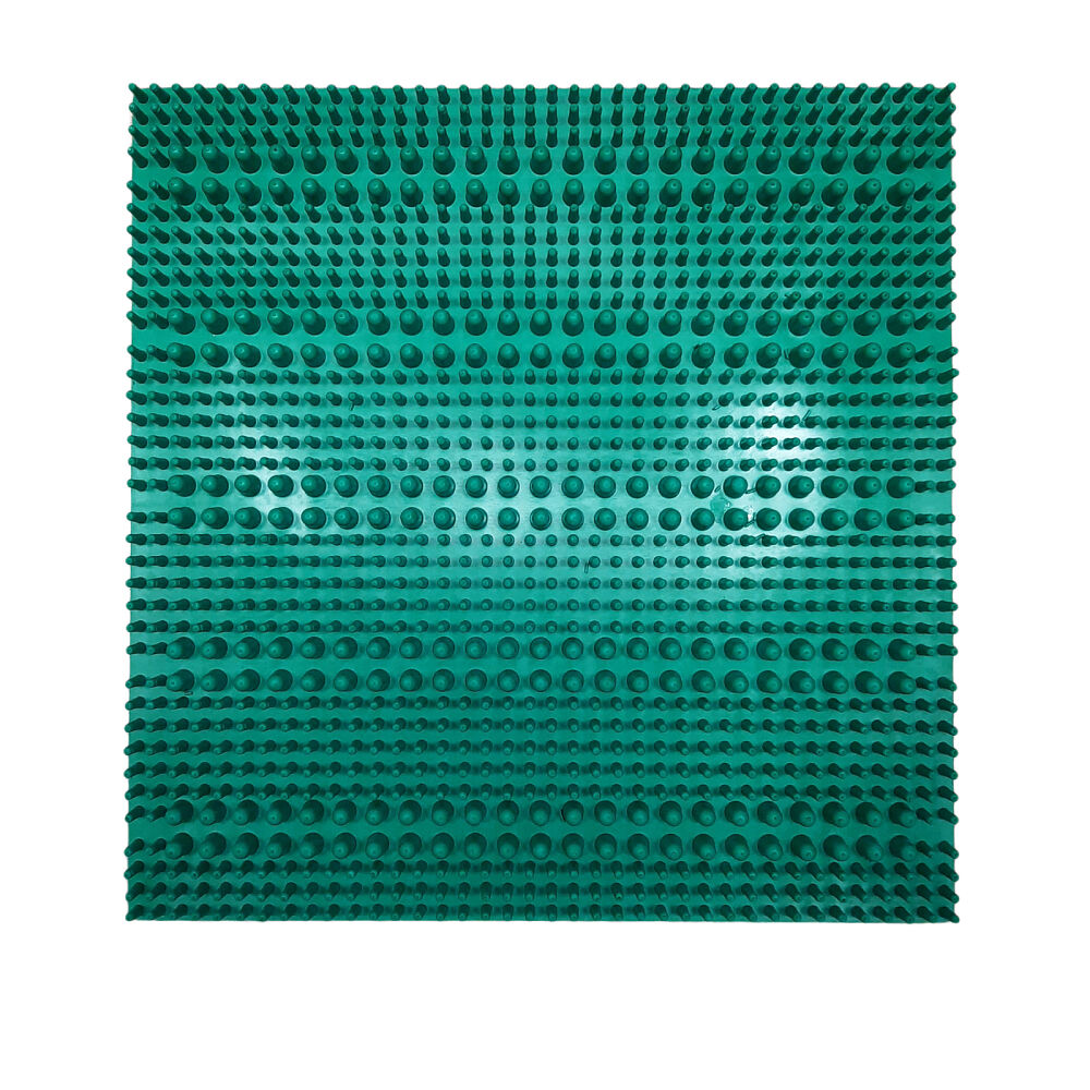 Массажный коврик массажный коврик ДЕЛЬТА-ТЕРМ 1311 зеленый 37х38 см