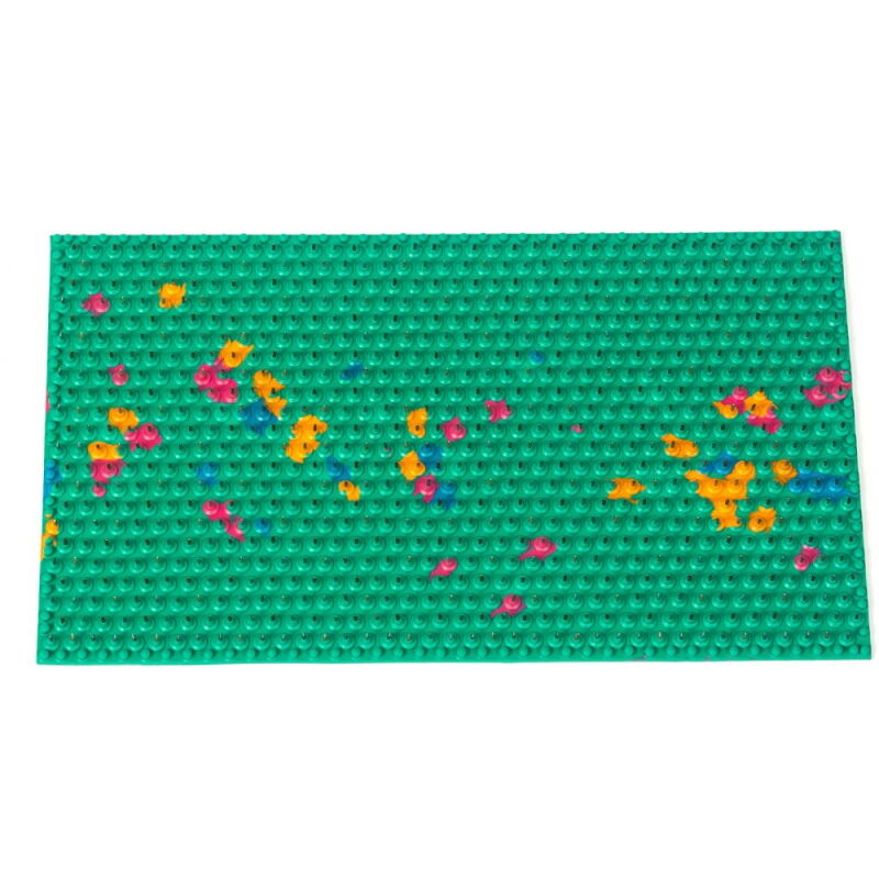 Массажный коврик массажный коврик ЛЯПКО КМ60 разноцветный 237х137 мм