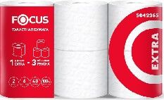 Туалетна бумага Focus трехслойная 15 м 12х9,5 см новинка