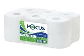 Туалетная бумага Focus Eco Jumbo однослойная 450 м 9,5 см