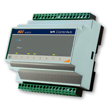 MDS AI-8TC/I Модули ввода сигналов термопар, тока и напряжения с индивидуальной изоляцией между входами