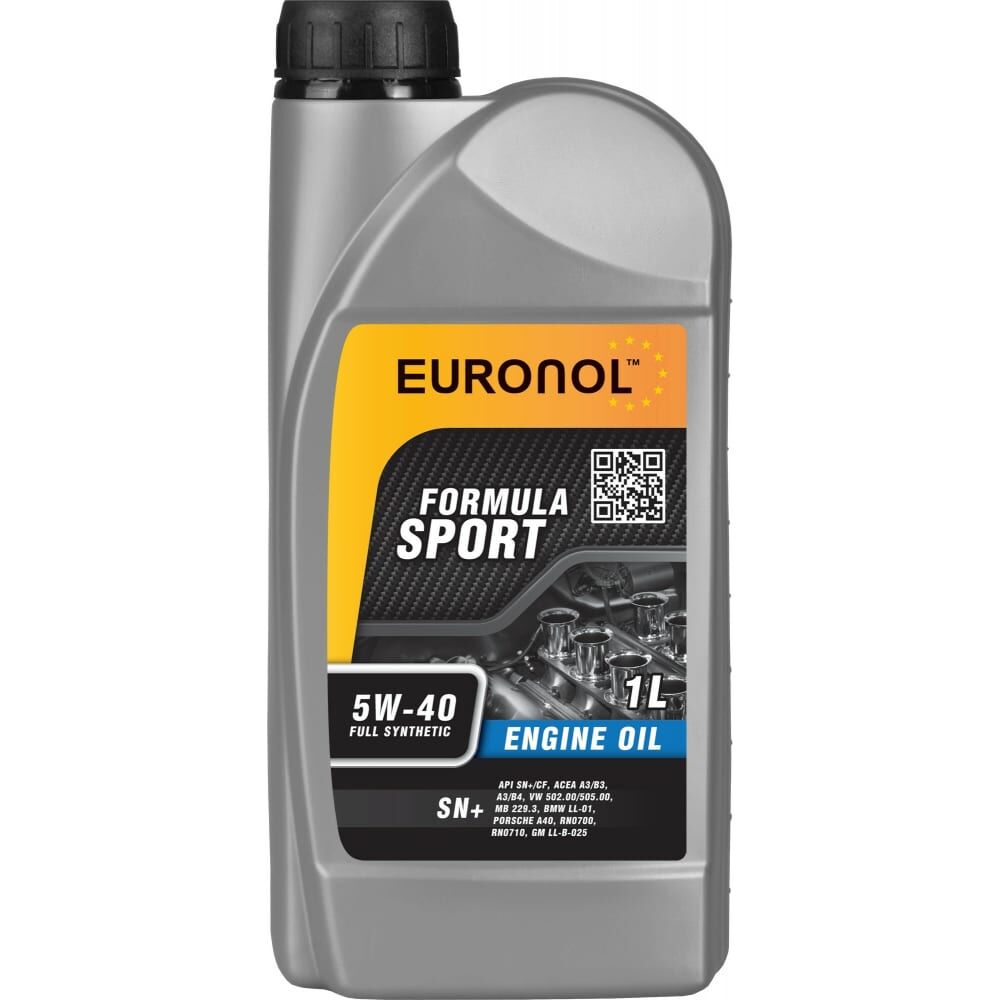 Моторное масло Euronol SPORT FORMULA 5w-40, SN+