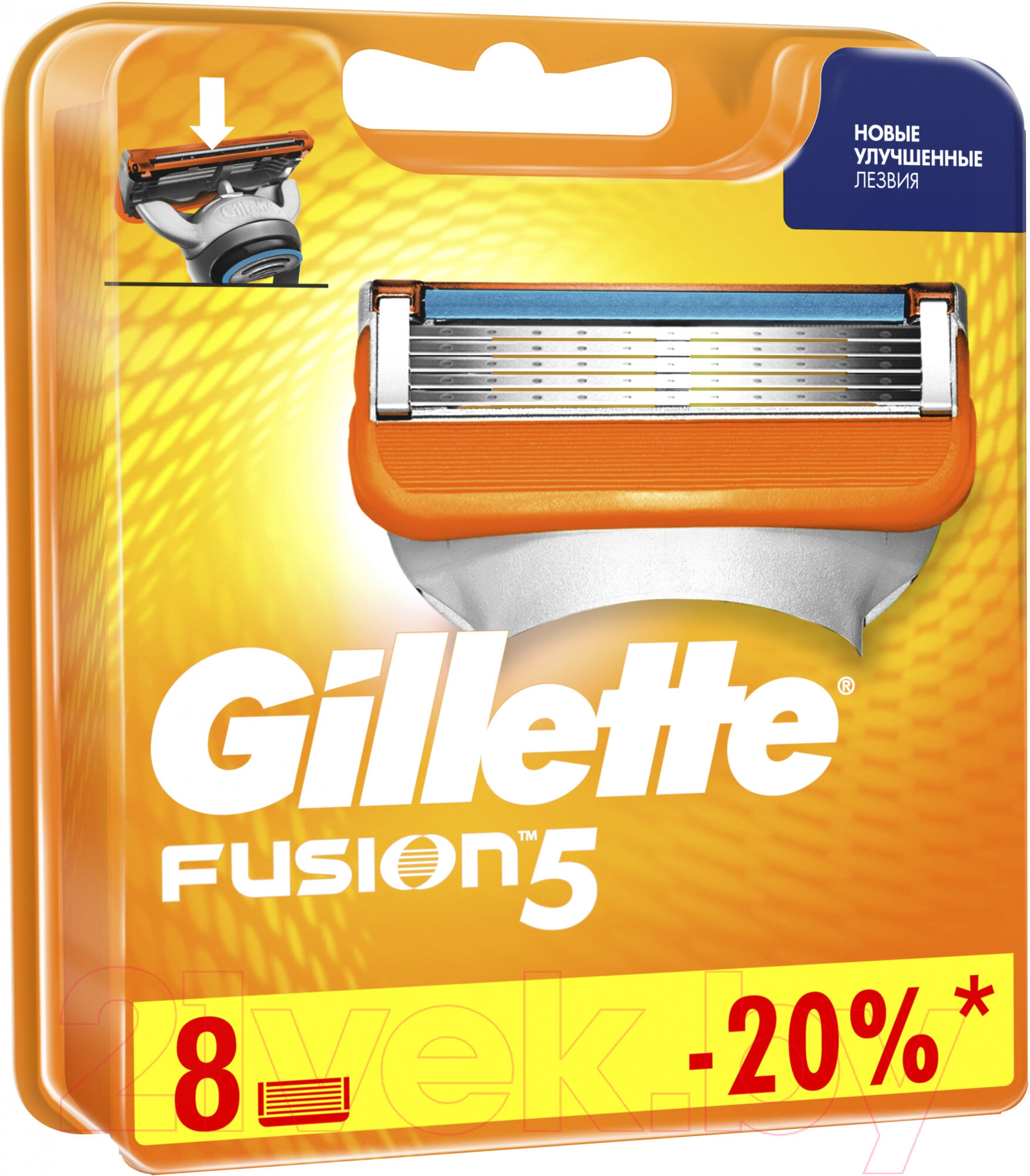 Набор сменных кассет Gillette Fusion 3