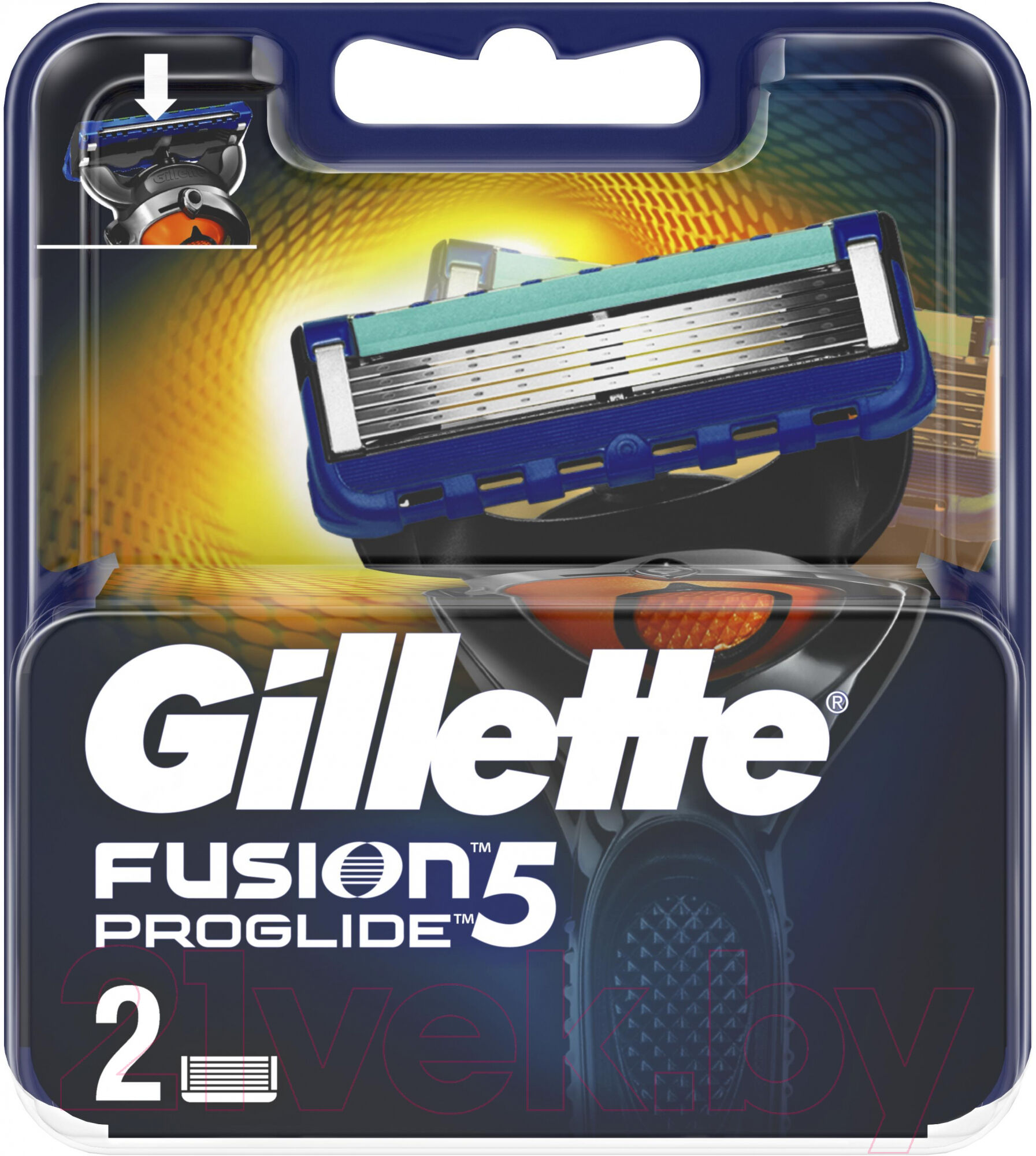 Набор сменных кассет Gillette Fusion ProGlide Power 1