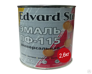 Эмаль ПФ-115 Edvard Star Красная, 2,7 кг 