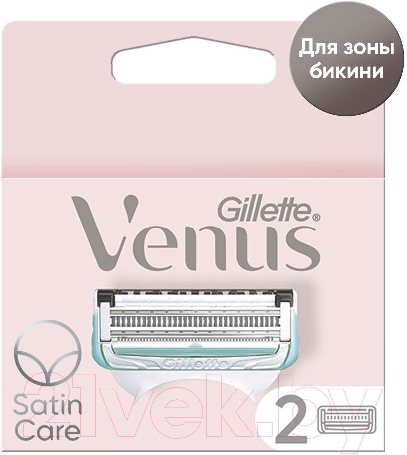 Набор сменных кассет Gillette Venus Satin Care 2