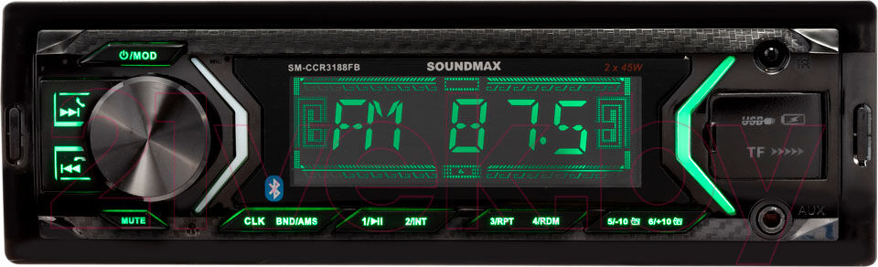 Автомагнитола SoundMax SM-CCR3188FB 1