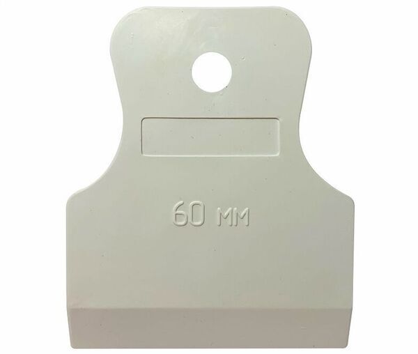 Резиновый шпатель 60 мм, белый 3-ON