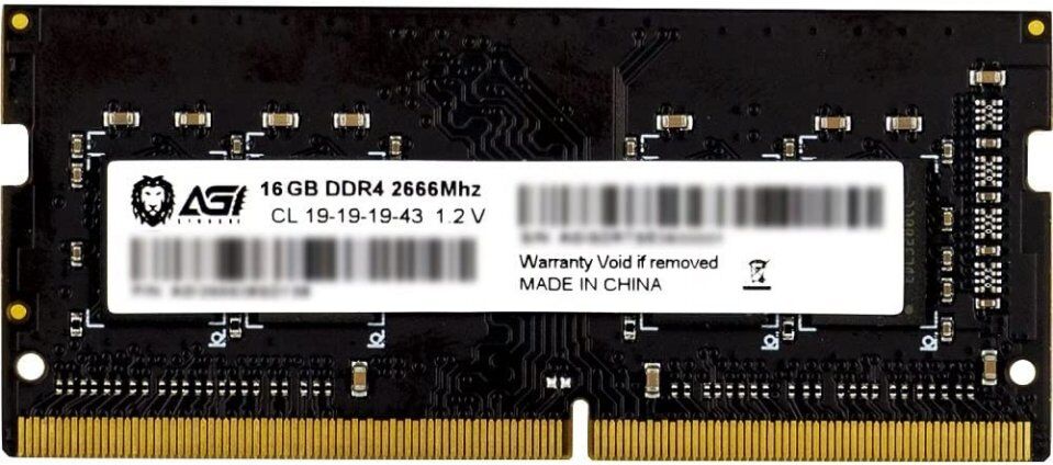 Оперативная память AGI SO-DIMM DDR4 16GB 2666MHz (AGI266616SD138)