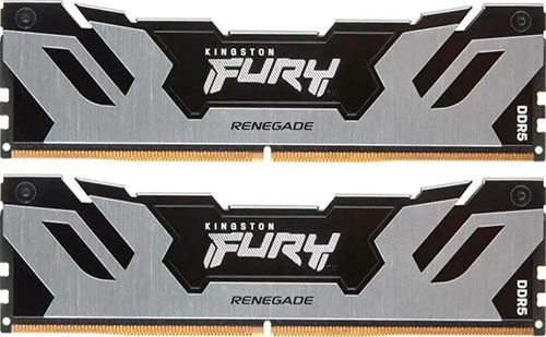 Оперативная память Kingston DDR5 48GB (2x24GB) 7200MHz FURY Renegade Silver/Black (KF572C38RSK2-48)