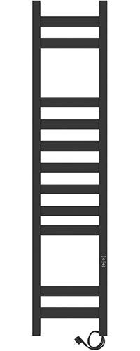 Полотенцесушитель электрический Laris Флавиа, ЧКЧ, П11, 200х1000, черный муар, правое подключение (73207657) Флавиа ЧКЧ