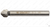 Зенкер конусный Зубр Профессионал с тремя режущими кромками 16,5x60 мм, хвостовик ф10мм, под М8, Р6М5, угол 90гр 29730-8 #2