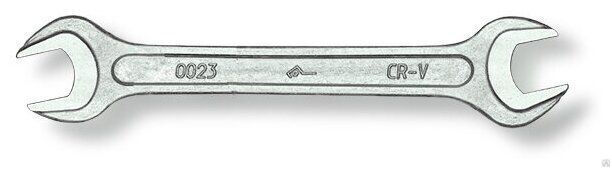 Ключ гаечный рожковый двусторонний 22х27 мм ГОСТ КГД Ц15хр (группа прочности "С" 40ХФА)