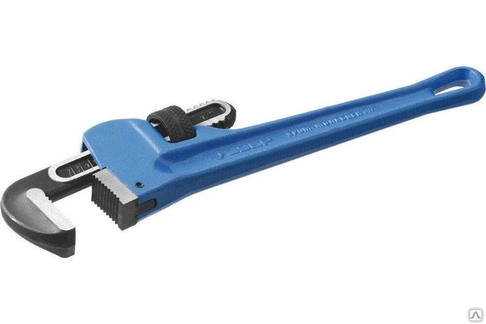 Ключ КР-трубный разводной, Зубр ТИП "С" ф63 мм/1 1/2", L- 300 мм (12"), самозажимной, для работы одной рукой 27339-1