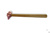 Молоток 1 кг с круглым бойком деревянной рукояткой омедненный ГОСТ 2310-77 тип 1 #2
