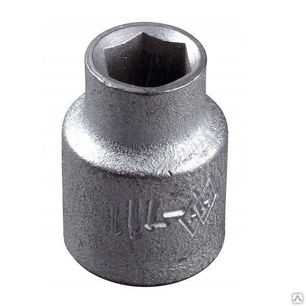 Головка торцовая 1/2", 8 мм, сталь 40Х, оцинкованная, НИЗ, 2772-08