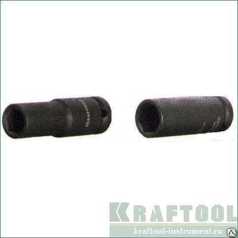 Головка торцовая ударная, удлиненная, Kraftool 1/2", 17 мм, Cr-Mo, 27942-17