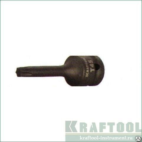 Торцовая головка ударная (1/2") T50 Kraftool TORX Cr-Mo фосфатированная 27952-50