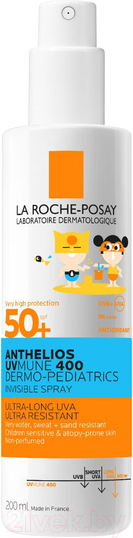 Спрей солнцезащитный La Roche-Posay Детский Anthelios Uvmune 400 Dermo-pediatrics SPF 50+